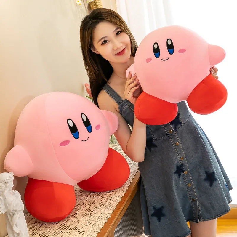 30/40/50cm Kawaii Star Kirby Big Plush Dolls Heart Pillow Anime Quality Cartoon Stuffed Peluche Toys for Children Birthday Gifts